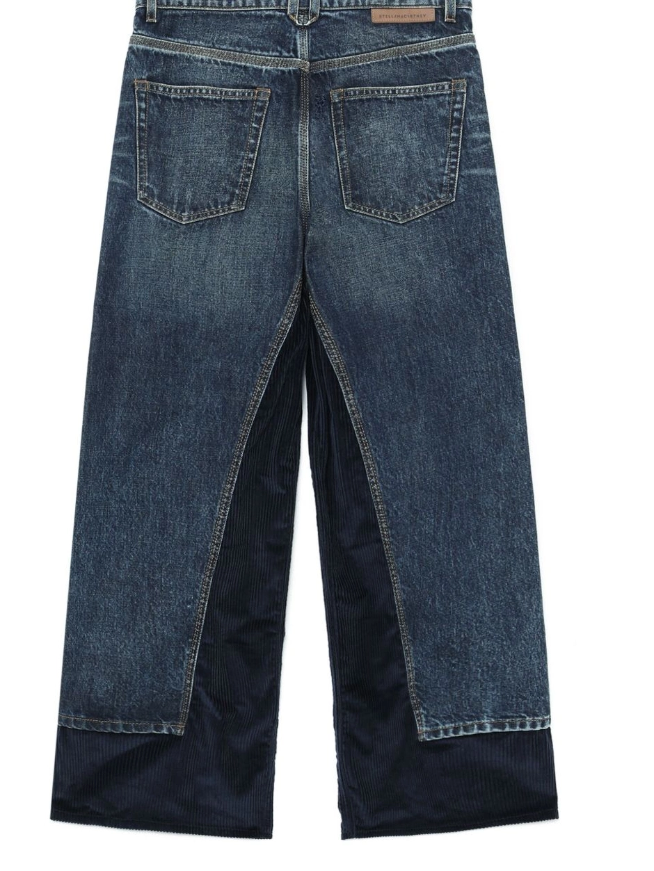 Cheap jeans contrasting straight-leg Women Stella McCartney 0326